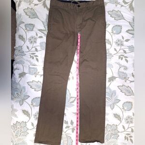 A pair of Zara Man pants the waist measures 14.75" flat and an inseam of 30.5".